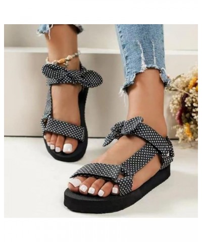 Women Platform Sandals, Ladies Summer Comfort Slippers Open Toe Beach Shoes Outdoor Indoor Slide Sandal 37 Blue $12.30 Sandals