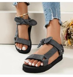 Women Platform Sandals, Ladies Summer Comfort Slippers Open Toe Beach Shoes Outdoor Indoor Slide Sandal 37 Blue $12.30 Sandals