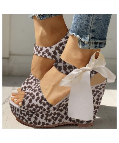 Sandals for Women Style Fashion Spring and Summer Women Sandals Wedge Heel Thick Bottom High Heel Fish Mouth Open Toe Breatha...