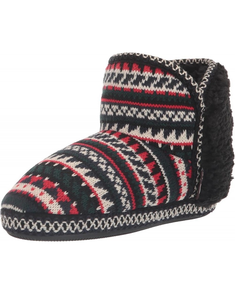 Women's Anita Slippers Black Fairisle $15.14 Slippers