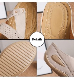 Women's Arch Support Sandals Summer Slip on Flip Flops Slippers Soft Sole Orthotic Comfortable Walking Sandals Lightweight Be...