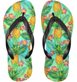 Beautiful Pineapple Flip Flop Sandal Men's and Women's Summer Sandal | Beach & Water Shoes(999) $10.35 Sandals