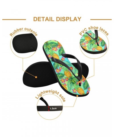 Beautiful Pineapple Flip Flop Sandal Men's and Women's Summer Sandal | Beach & Water Shoes(999) $10.35 Sandals