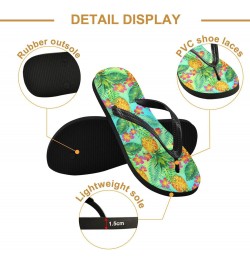 Beautiful Pineapple Flip Flop Sandal Men's and Women's Summer Sandal | Beach & Water Shoes(999) $10.35 Sandals