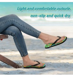 Beautiful Pineapple Flip Flop Sandal Men's and Women's Summer Sandal | Beach & Water Shoes(999) $10.35 Sandals