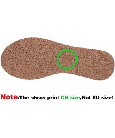 Sandals for Women Orthotic Arch Support Lightweight Yoga Mat Thong Flat Soft Bottom Flip Flops Cushion Non-Slip Shoes Open C8...