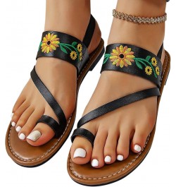 Sandalias de suela gruesa mujer Zapatos Color sólido Elástico Una línea Punta redonda Tacón rectangular Hebilla Tacón J-016 B...