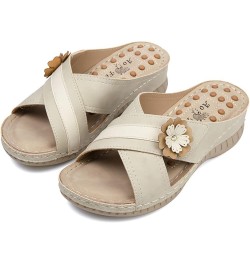 Women Flats Shoes Dressy Orthopedic Silver Dressy Sandals Women Plantar Fasciitis Slides for Women Women Comfort Sandals Chun...