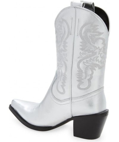 RANCHER-MD Mid-shaft embroidered western boot WHITE WHITE (WHITE WHITE, 7) $31.83 Boots