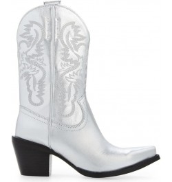 RANCHER-MD Mid-shaft embroidered western boot WHITE WHITE (WHITE WHITE, 7) $31.83 Boots