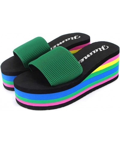 Slides Sandals for Women Block Heel Shoes Yoga Mat Orthopedic Sandal Strappy Summer Flip Flops Casual Walking Flats 61-ibzwp-...