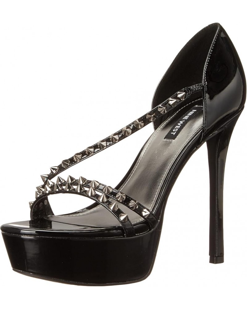 Womens Fabla3 Heeled Sandal Black Patent $28.38 Sandals