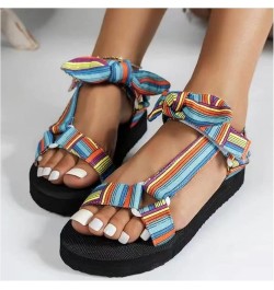 Women Platform Sandals, Ladies Summer Comfort Slippers Open Toe Beach Shoes Outdoor Indoor Slide Sandal 40 Colorful $12.30 Sa...