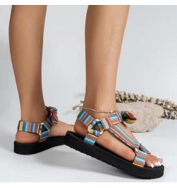 Women Platform Sandals, Ladies Summer Comfort Slippers Open Toe Beach Shoes Outdoor Indoor Slide Sandal 40 Colorful $12.30 Sa...