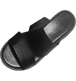 Breathable Open Toe Sandals for Women Dressy 2023 New Summer Korean Fish Mouth Slippers External Wear Slippers (Black, 8) Bla...