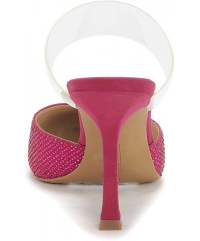 Women's Kempern Pointed Toe Mule Raspberry Magenta $44.26 Mules & Clogs