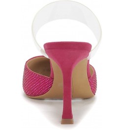 Women's Kempern Pointed Toe Mule Raspberry Magenta $44.26 Mules & Clogs