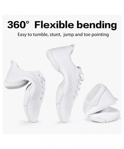 Cheer Shoes Women White Cheerleading Dance Shoes White(women Size) $19.99 Athletic Shoes