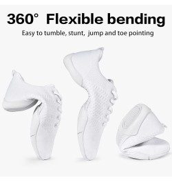 Cheer Shoes Women White Cheerleading Dance Shoes White(women Size) $19.99 Athletic Shoes