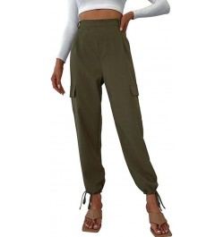 Womens Casual Yoga Pants Pants with Stretch Waist Fashionable Casual Style and Back Pockets with Tie Pants for Green➤➤ Pants ...