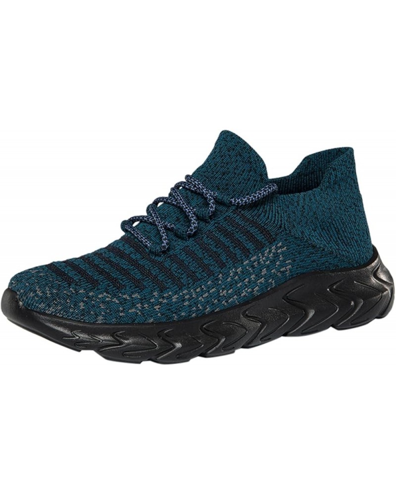 Breathable Running Shoes Breathable Mesh Sneaker Arch Support Sneakers Womens Sneakers Size 7 Blue-1 $16.16 Athletic Shoes