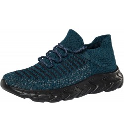 Breathable Running Shoes Breathable Mesh Sneaker Arch Support Sneakers Womens Sneakers Size 7 Blue-1 $16.16 Athletic Shoes