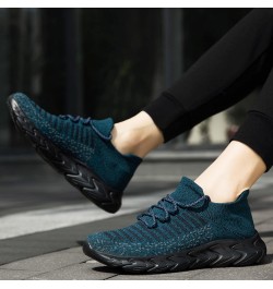 Breathable Running Shoes Breathable Mesh Sneaker Arch Support Sneakers Womens Sneakers Size 7 Blue-1 $16.16 Athletic Shoes