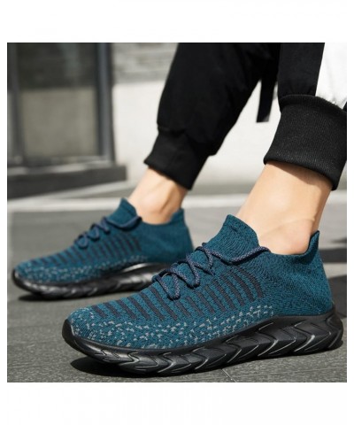 Breathable Running Shoes Breathable Mesh Sneaker Arch Support Sneakers Womens Sneakers Size 7 Blue-1 $16.16 Athletic Shoes