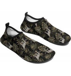 Leopard On Leaves Water Shoes Barefoot Aqua Pool Socks for Beach Swim Walking 13/14men $17.04 Athletic Shoes