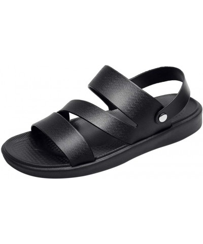 Men sandals Dressy Brown Flats Shoes Men Flip Flops Men Slides For Men Slippers Men Platform White Wedges Shoes For Me Black ...