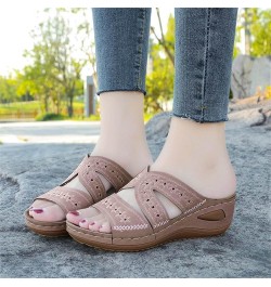 Women Flip Flop Women'S Indoor Outdoor Slippers Women'S Athletic & Outdoor Sandals & Slides Slides For Walking Sa 4-pink $14....