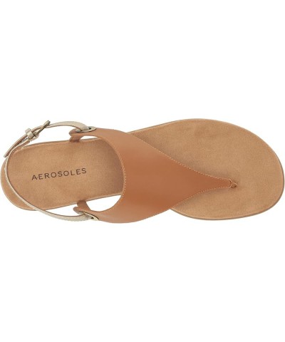 Womens IN CONCHLUSION Flat Sandal Tan Combo $28.03 Sandals