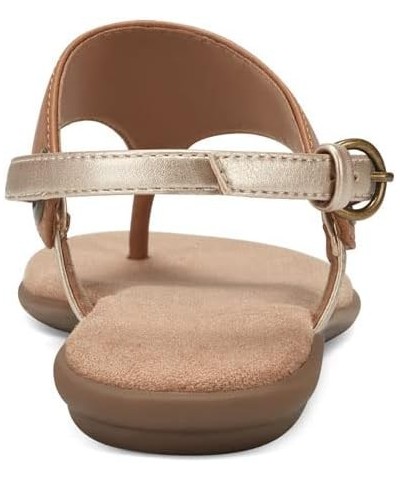 Womens IN CONCHLUSION Flat Sandal Tan Combo $28.03 Sandals