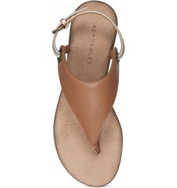 Womens IN CONCHLUSION Flat Sandal Tan Combo $28.03 Sandals