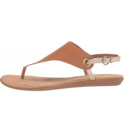 Womens IN CONCHLUSION Flat Sandal Tan Combo $28.03 Sandals