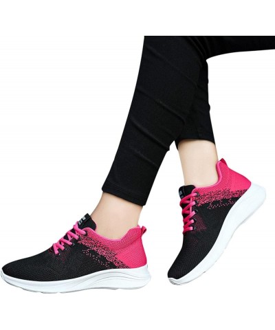 womens casual driving shoe for wife shoes wedges nursing shoes comfortable white slip on sneakers Z 13-hot Pink $17.92 Outdoo...