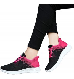 womens casual driving shoe for wife shoes wedges nursing shoes comfortable white slip on sneakers Z 13-hot Pink $17.92 Outdoo...