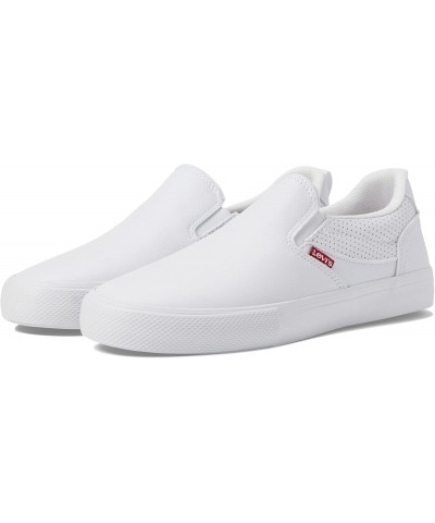 Levi's® Naya Slip-On Perforated White Mono 6 B (M) $27.30 Loafers & Slip-Ons