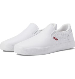 Levi's® Naya Slip-On Perforated White Mono 6 B (M) $27.30 Loafers & Slip-Ons