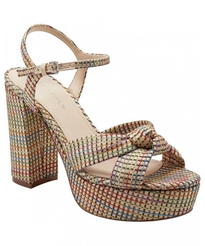 Women's Deren Heeled Sandal Natural Multi $27.82 Sandals