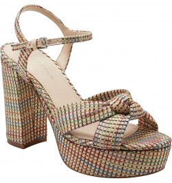 Women's Deren Heeled Sandal Natural Multi $27.82 Sandals