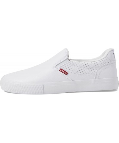 Levi's® Naya Slip-On Perforated White Mono 6 B (M) $27.30 Loafers & Slip-Ons