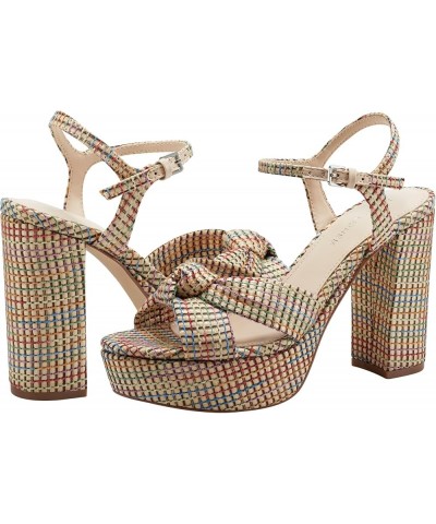 Women's Deren Heeled Sandal Natural Multi $27.82 Sandals