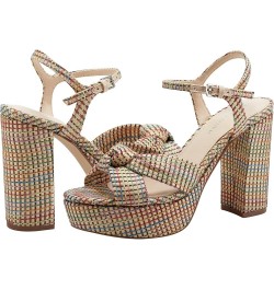 Women's Deren Heeled Sandal Natural Multi $27.82 Sandals