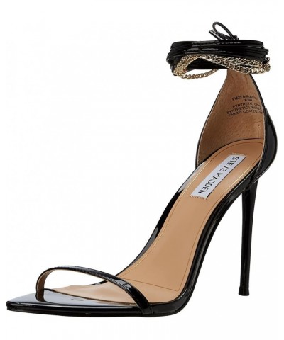 Women's Fizzed Heeled Sandal Black Patent $27.93 Sandals