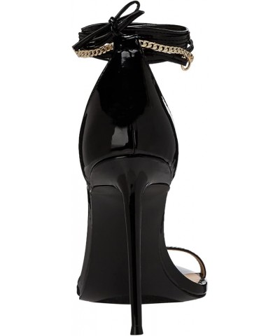 Women's Fizzed Heeled Sandal Black Patent $27.93 Sandals