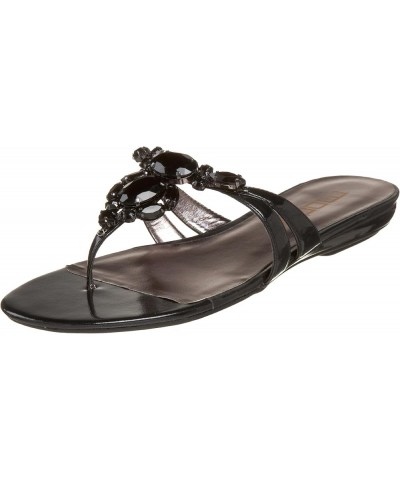 Women's Jem Thong Sandal Black Smooth $27.06 Sandals