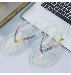 Flip Flop Slippers Women Rubber Flip Flops Cute Flip Flops Walking Thick Flip Flops Orthopedic Soft Flip Flops Clear $10.43 S...