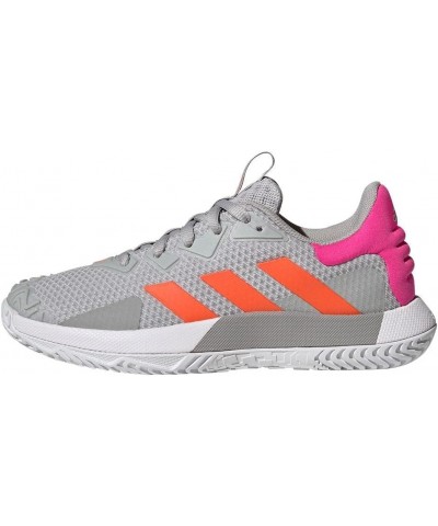 Women's Solematch Control Tennis Shoe Grey Two/Solar Orange/Team Shock Pin $55.00 Fashion Sneakers