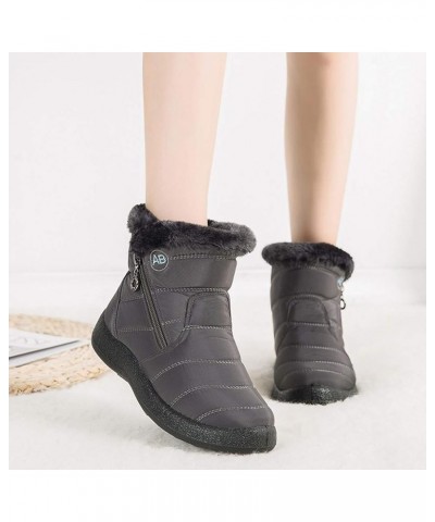 Womens Snow Boots Pairs Flat Snow Boots for Women Snow Boots Woman Go Walk for Women Snow Boots Womens Wedge Snow Boots Winte...